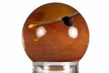 Polished Mookaite Jasper Sphere - Australia #330197-1